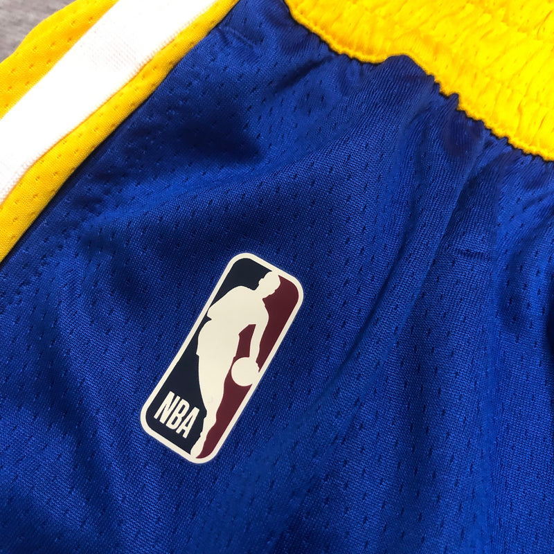 Short Golden State Warriors - Azul e Amarelo