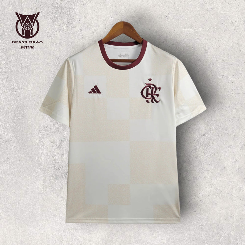 Camisa Flamengo Masculino - Temporada 2024/25 - Uniforme Pré-Jogo