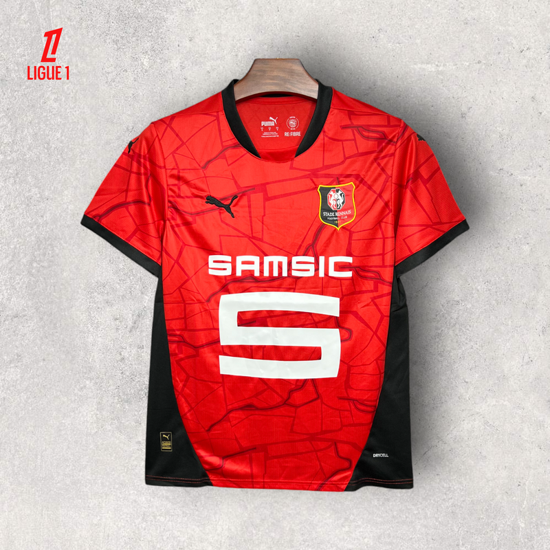 Camisa Rennes Masculino - Temporada 2024/25 - Home