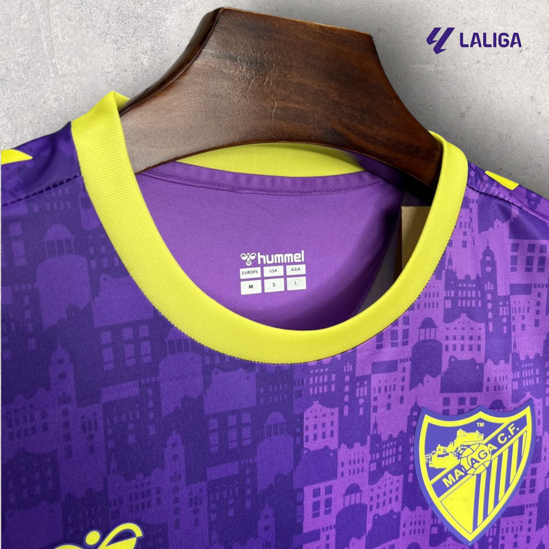 Camisa Málaga Masculino - Temporada 2024/25 - Uniforme Pré-Jogo I