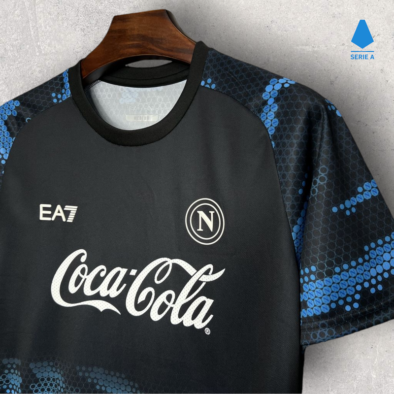 Camisa Napoli Masculino - Temporada 2024/25 - Uniforme Pré-Jogo