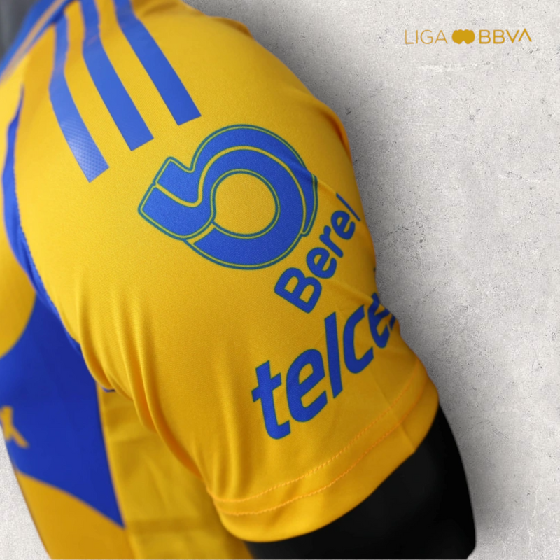 Camisa Tigres UANL Masculino - Temporada 2024/25 - Home (Versão Jogador)