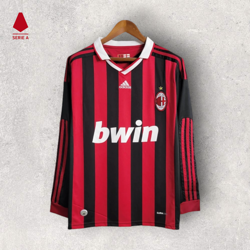 Retrô Manga Longa Milan - Temporada 2009/10 - Home