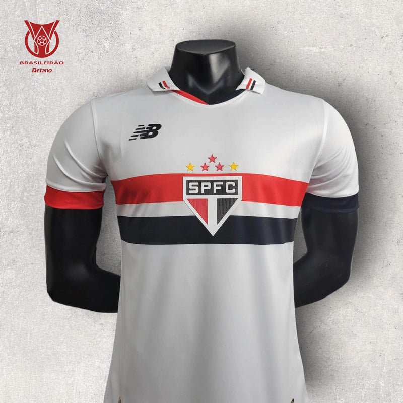 Camisa São Paulo Masculino - Temporada 2024/25 - Home (Versão Jogador)