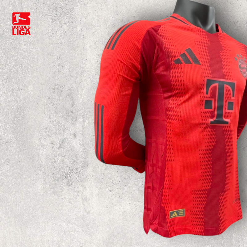 Camisa Manga Longa Bayern de Munique Masculino - Temporada 2024/25 - Home (Versão Jogador)