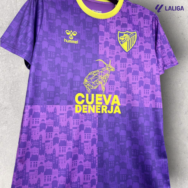 Camisa Málaga Masculino - Temporada 2024/25 - Uniforme Pré-Jogo I