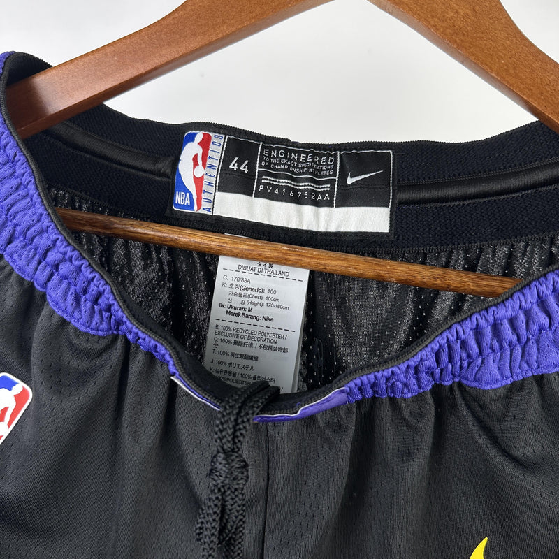 Short Los Angeles Lakers - Preto e Roxo