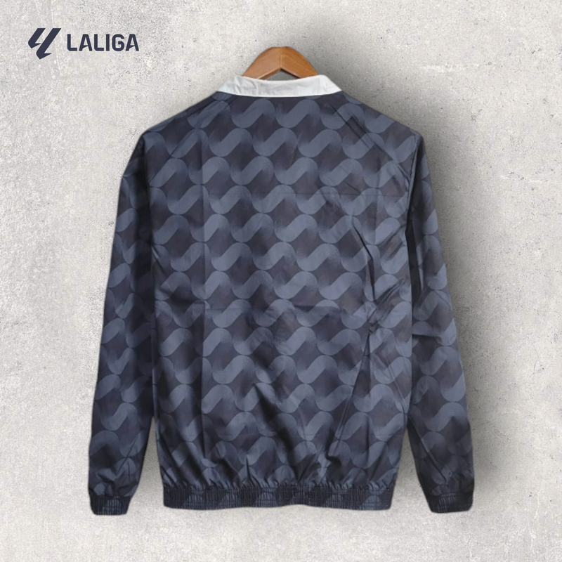 Windbreak Corta-Vento Real Madrid Masculino - Branco e Azul (Dupla Face)