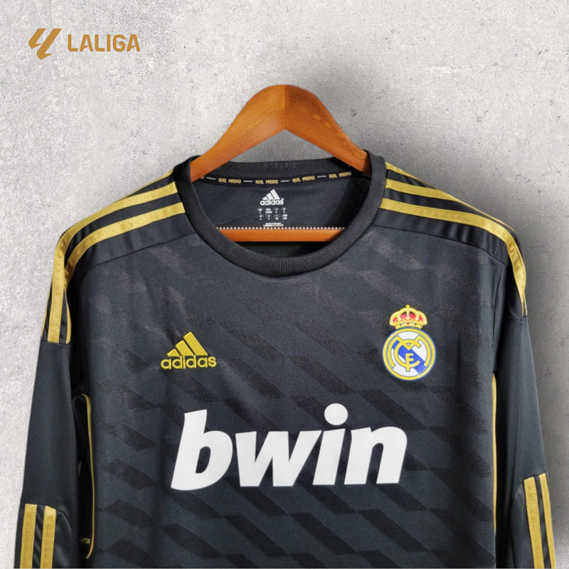 Retrô Manga Longa Real Madrid - Temporada 2011/12 - Away