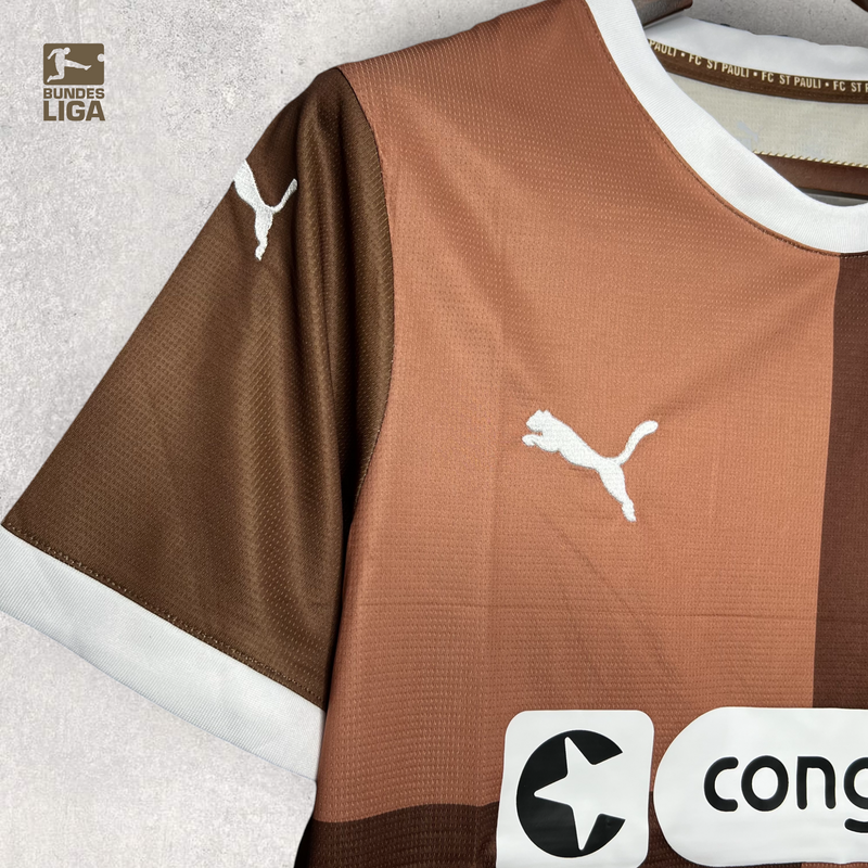 Camisa St. Pauli Masculino - Temporada 2024/25 - Home