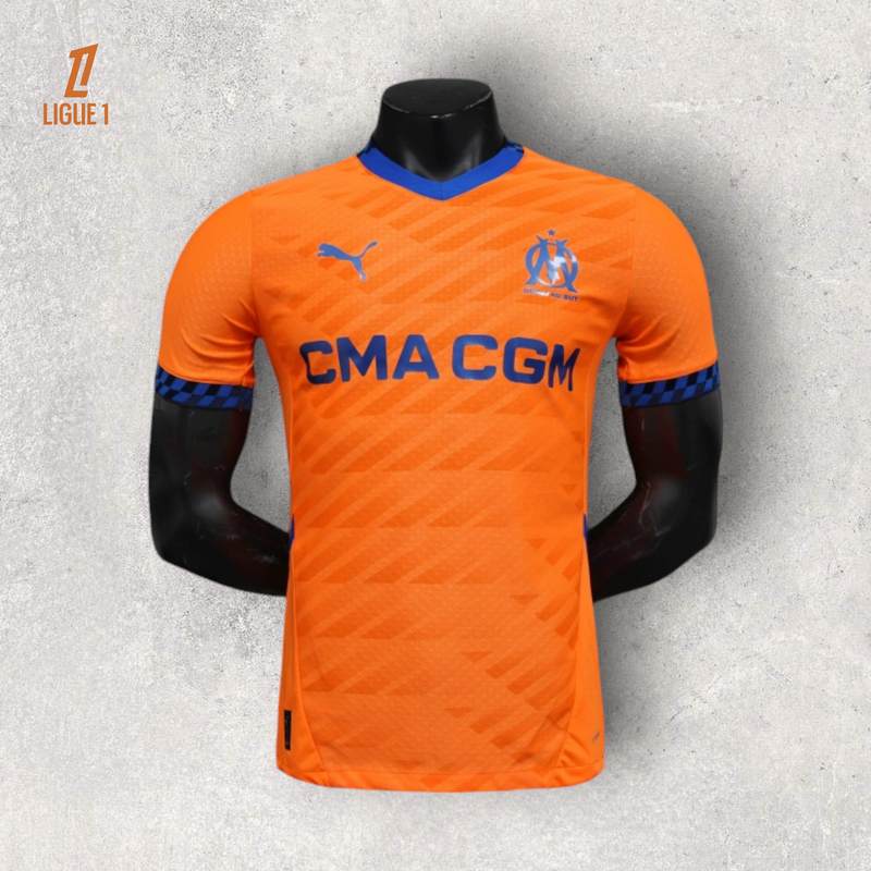 Camisa Marseille Masculino - Temporada 2024/25 - Uniforme III (Versão Jogador)