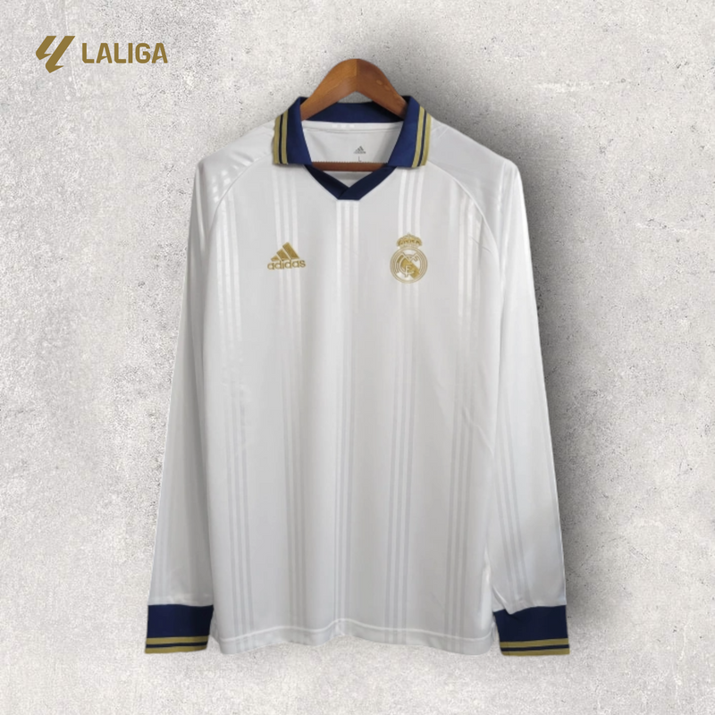 Retrô Manga Longa Real Madrid - Temporada 2019/20 - Icon Edition