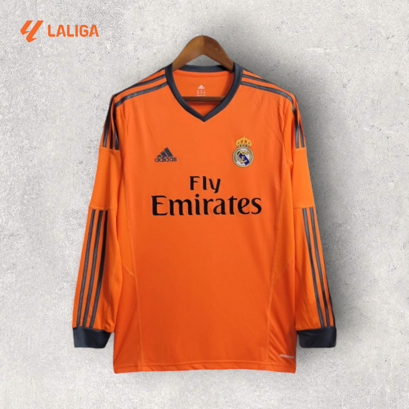 Retrô Manga Longa Real Madrid - 2013/14 - Uniforme III