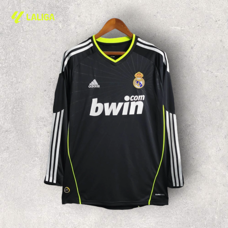 Retrô Manga Longa Real Madrid - Temporada 2010/11 - Away