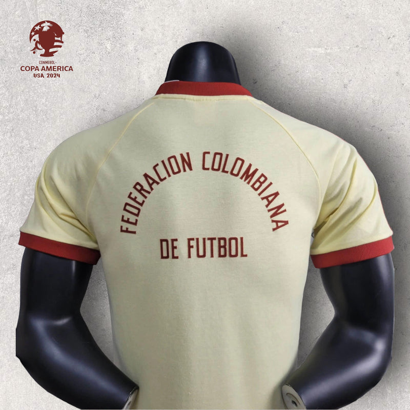 Camisa Colômbia Masculino - Temporada 2024/25 - Uniforme Pré-Jogo (Versão Jogador)