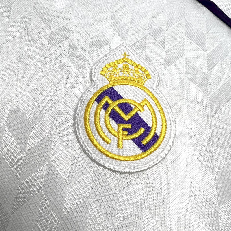 Retrô Real Madrid - Temporada 1988/89 - Home