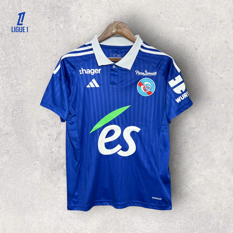 Camisa RC Strasbourg Masculino - Temporada 2024/25 - Home