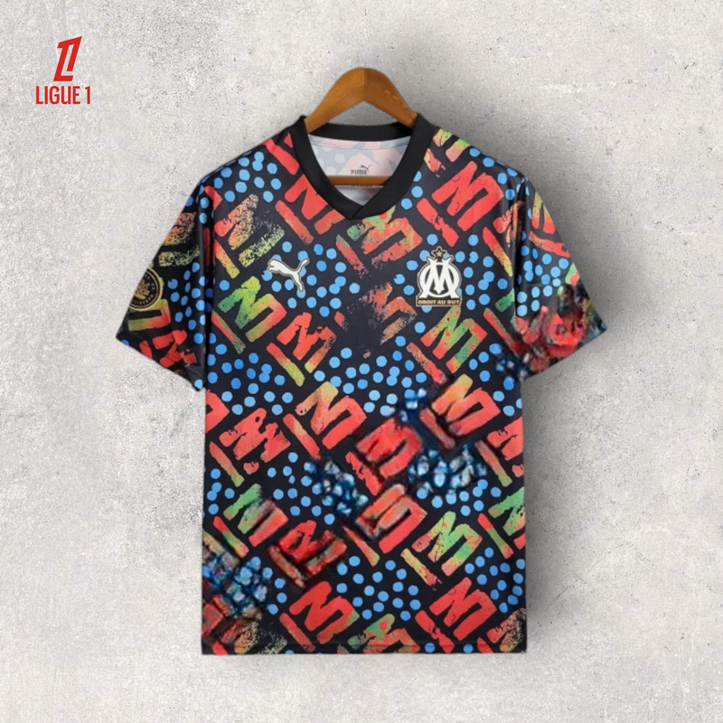 Camisa Marseille Masculino - Temporada 2024/25 - Edição Especial "Continente Africano" I