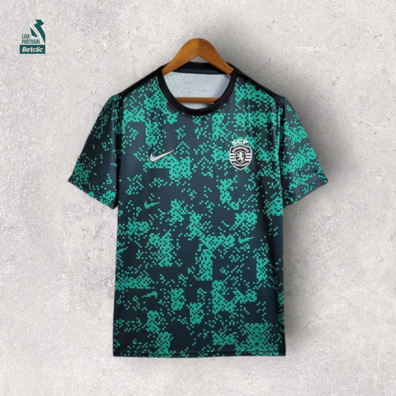 Camisa Sporting CP Masculino - Temporada 2024/25 - Uniforme Pré-Jogo I