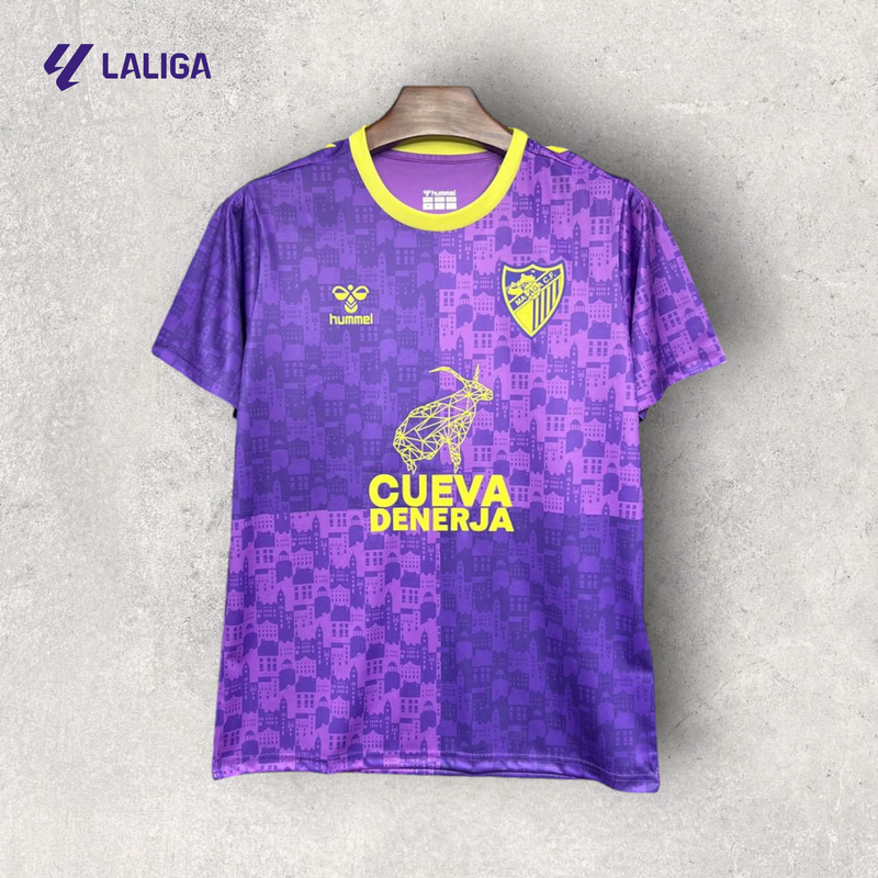 Camisa Málaga Masculino - Temporada 2024/25 - Uniforme Pré-Jogo I