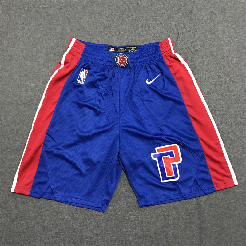 Short Detroit Pistons - Azul e Vermelho