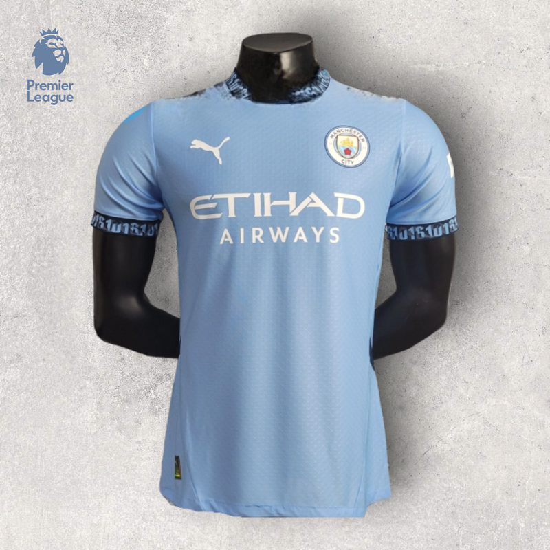 Camisa Manchester City Masculino - Temporada 2024/25 - Home (Versão Jogador)