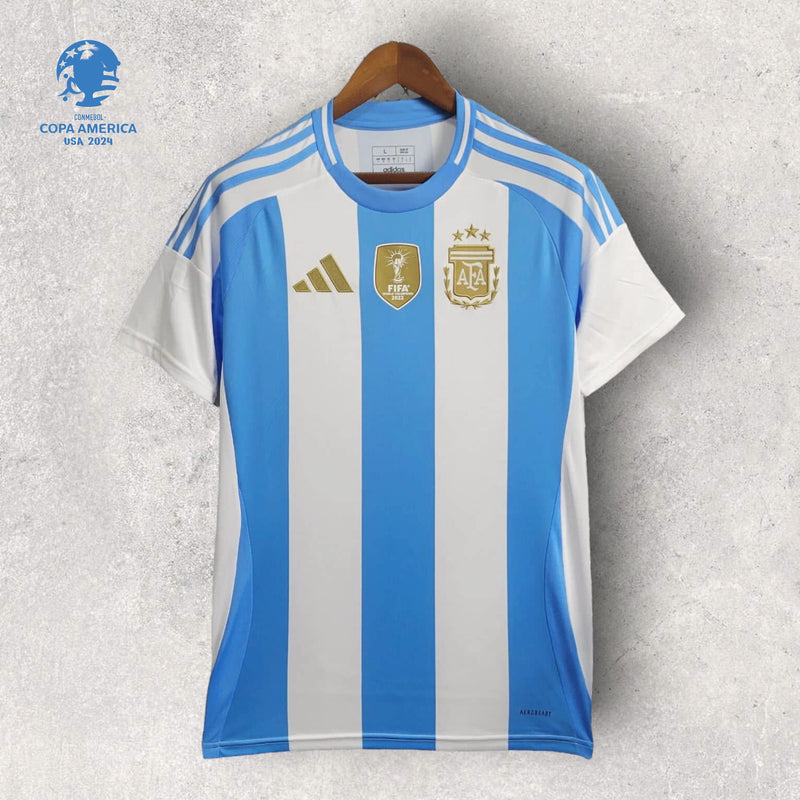 Camisa Argentina Masculino - Temporada 2024/25 - Home (Um Patch)