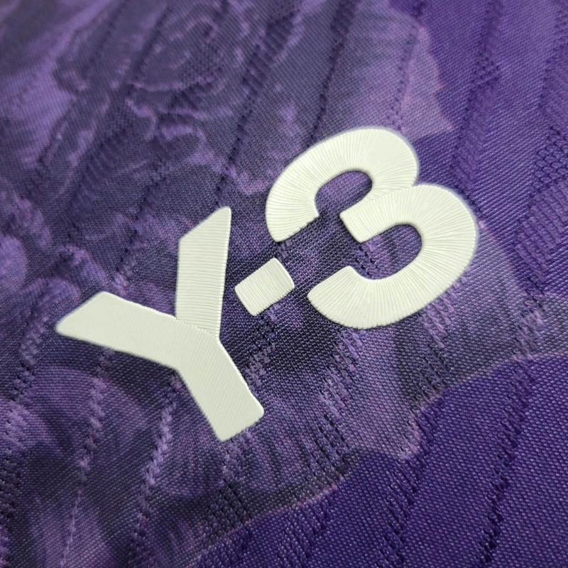 Camisa Real Madrid Masculino - Temporada 2023/24 - Edição Colab Y-3 Roxo (Versão Jogador)