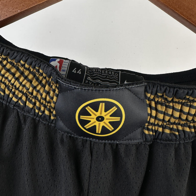 Short Golden State Warriors - Preto e Amarelo