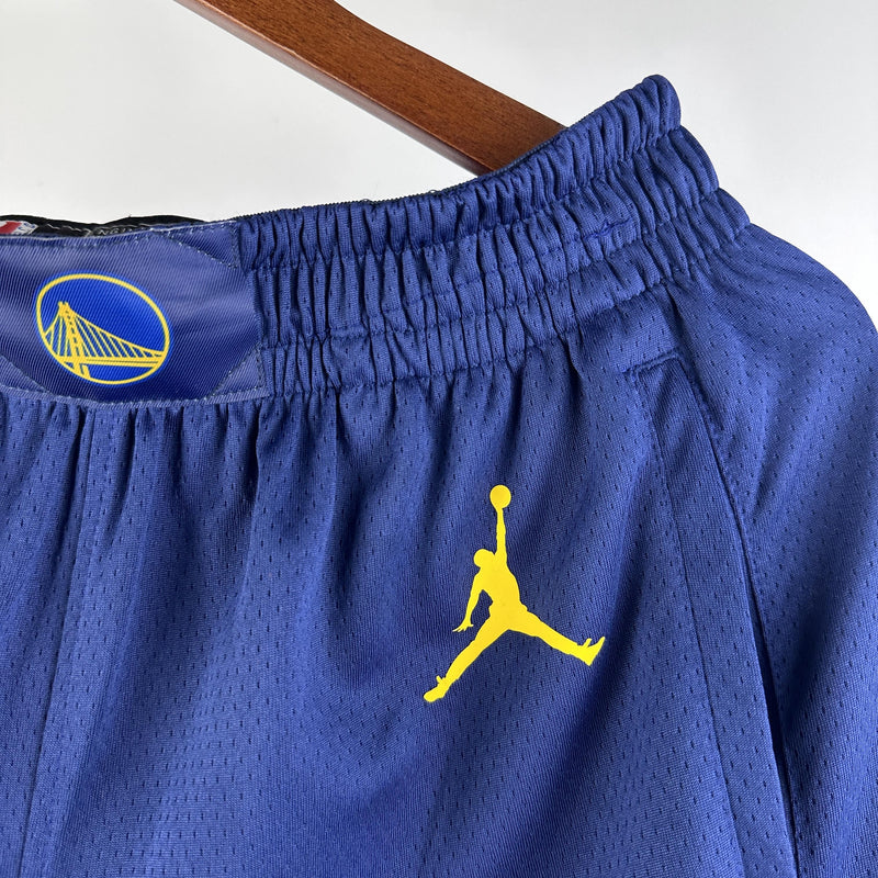 Short Golden State Warriors - Azul e Amarelo