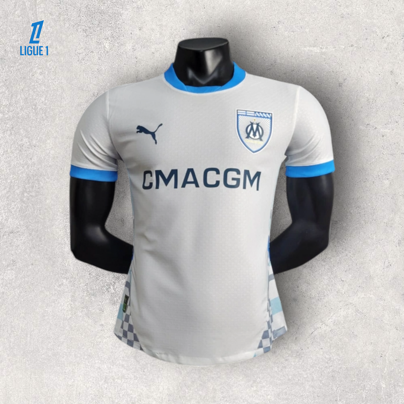 Camisa Marseille Masculino - Temporada 2024/25 - Home (Versão Jogador)