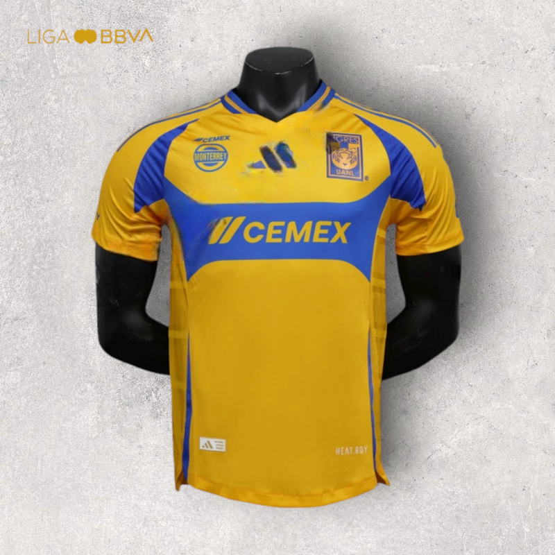 Camisa Tigres UANL Masculino - Temporada 2024/25 - Home (Versão Jogador)