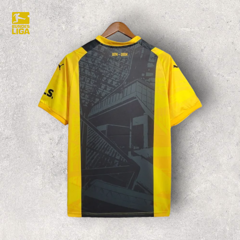 Camisa Borussia Dortmund Masculino - Temporada 2024/25 - Edição Especial 50 anos "Signal Iduna Park"