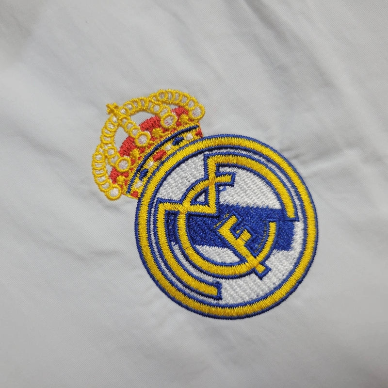 Windbreak Corta-Vento Real Madrid Masculino - Branco e Azul (Dupla Face)