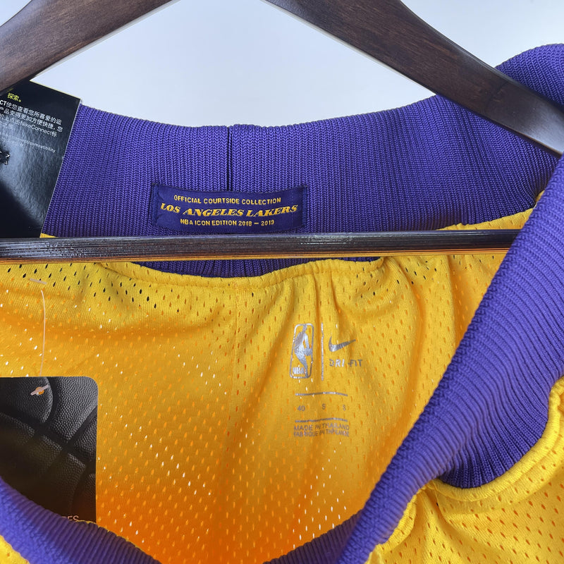 Short Los Angeles Lakers - Amarelo e Roxo