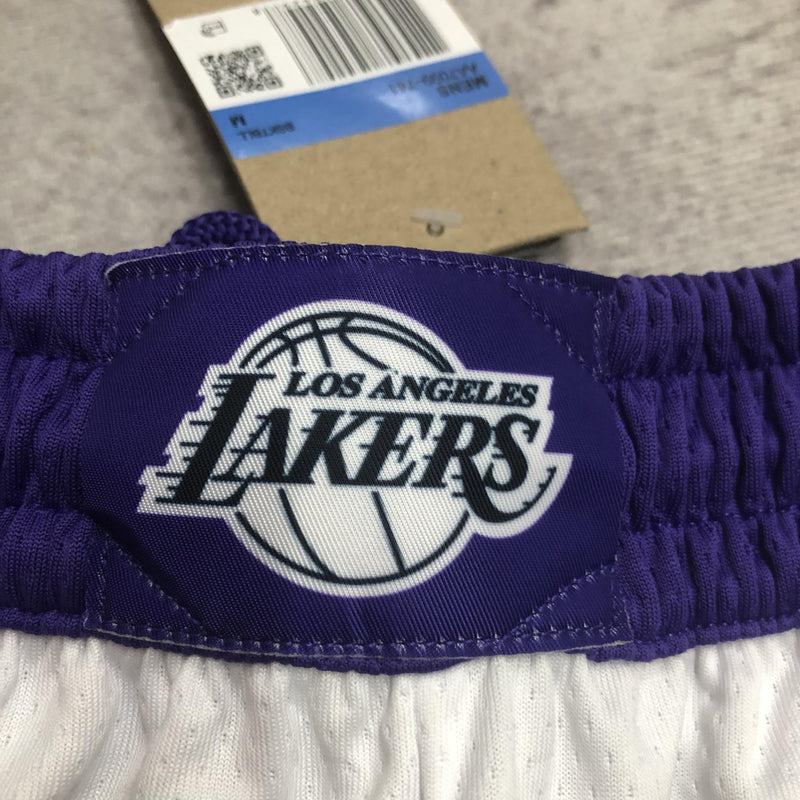 Short Los Angeles Lakers - Branco e Roxo