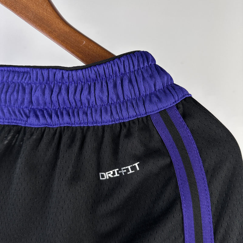 Short Los Angeles Lakers - Preto e Roxo