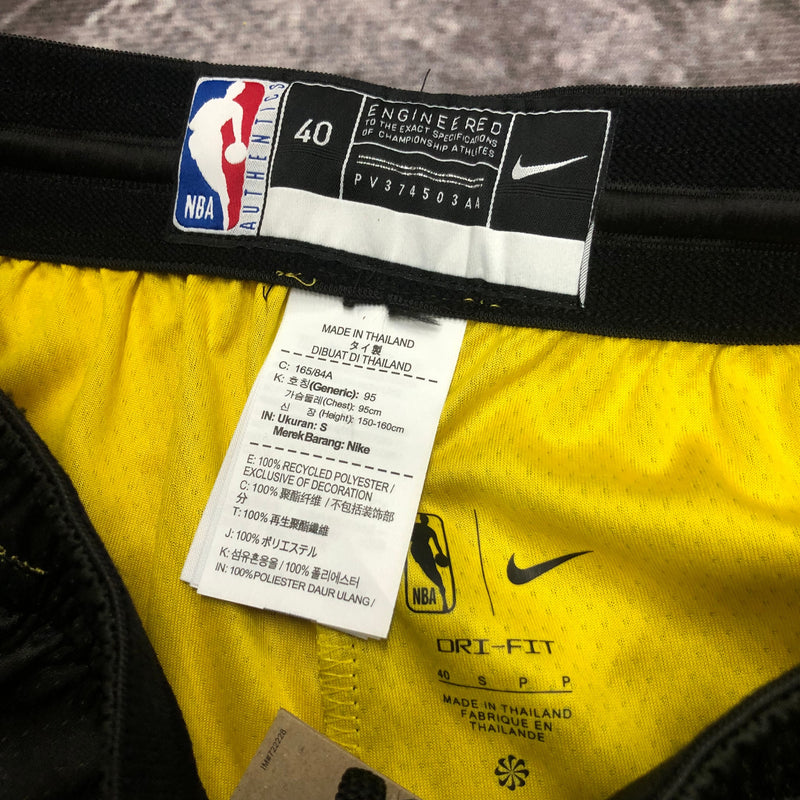 Short Golden State Warriors - Preto e Amarelo