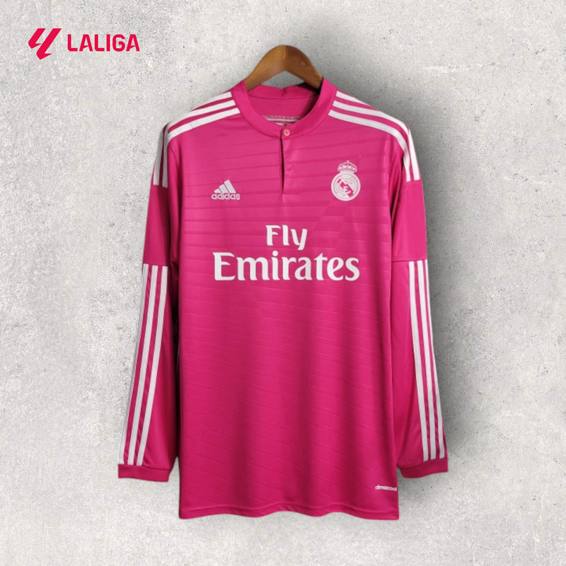 Retrô Manga Longa Real Madrid - Temporada 2014/15 - Away