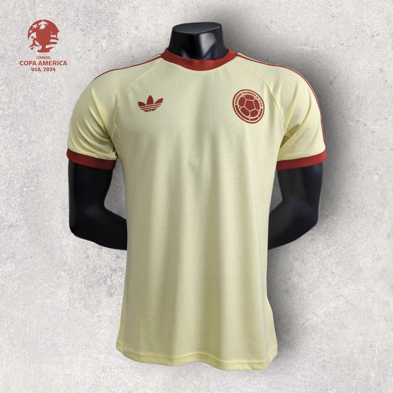 Camisa Colômbia Masculino - Temporada 2024/25 - Uniforme Pré-Jogo (Versão Jogador)