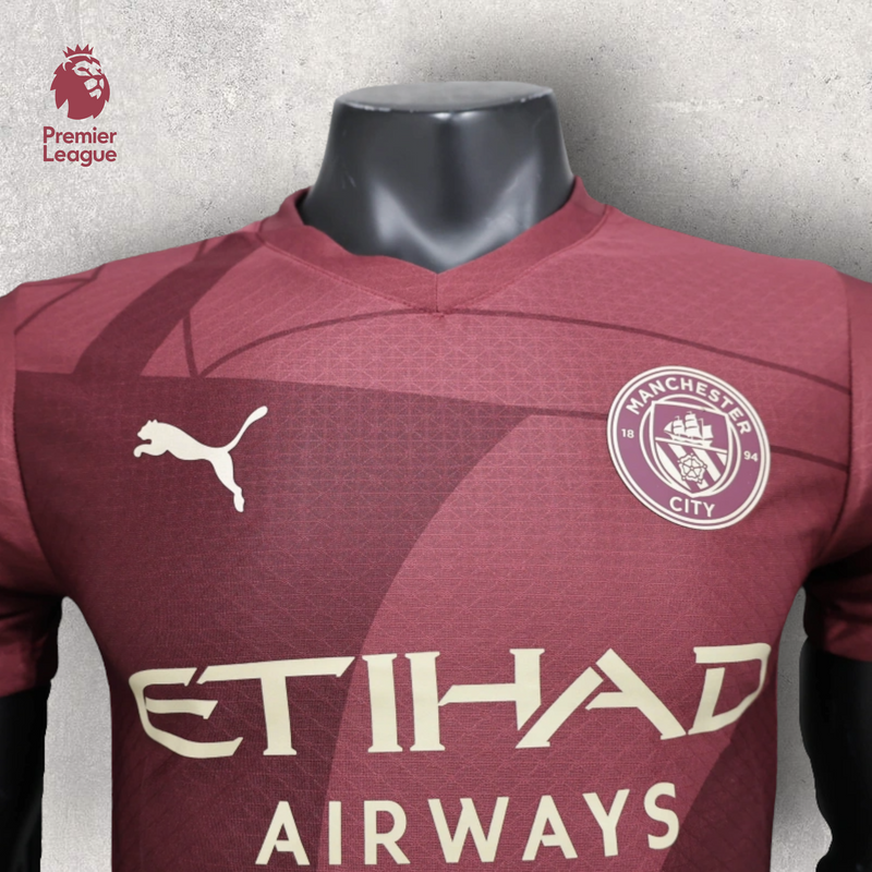 Camisa Manchester City Masculino - Temporada 2024/25 - Uniforme III (Versão Jogador)