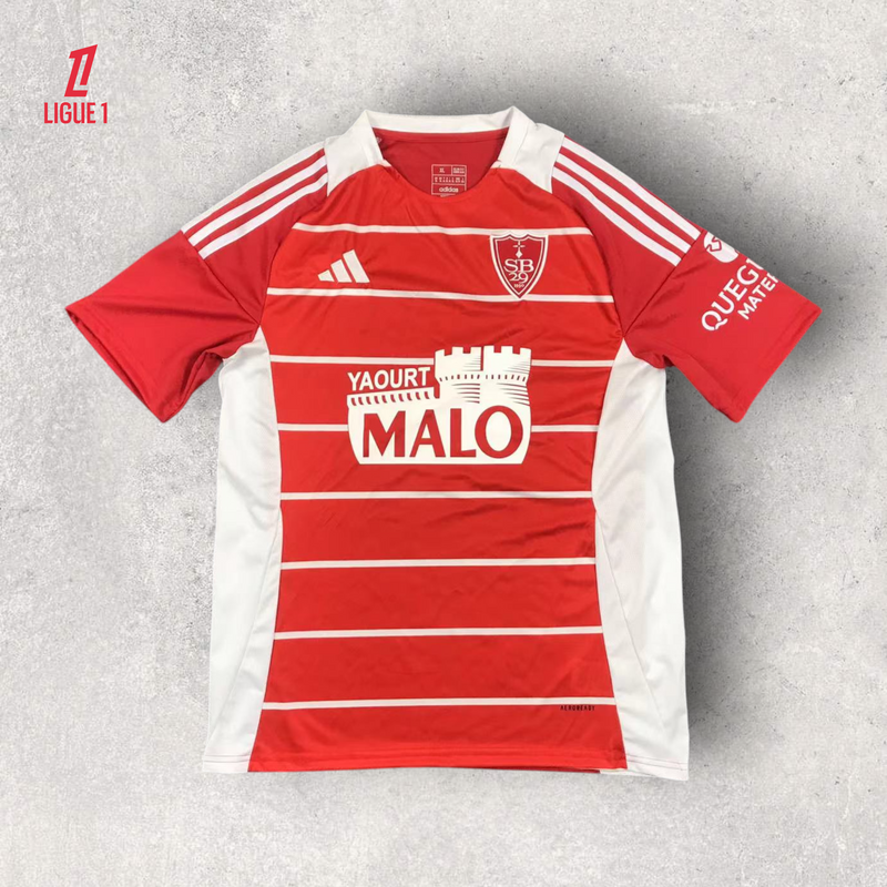 Camisa Stade Brestois Masculino - Temporada 2024/25 - Home "Champions League"