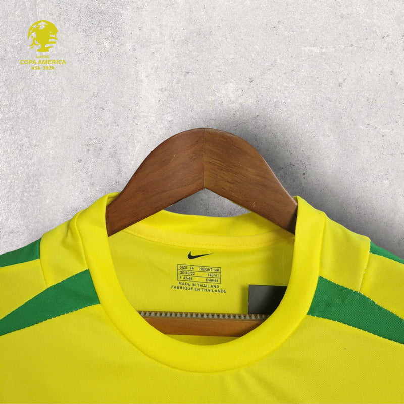 Kit Infantil Retrô Brasil - Temporada 2002/03 - Home