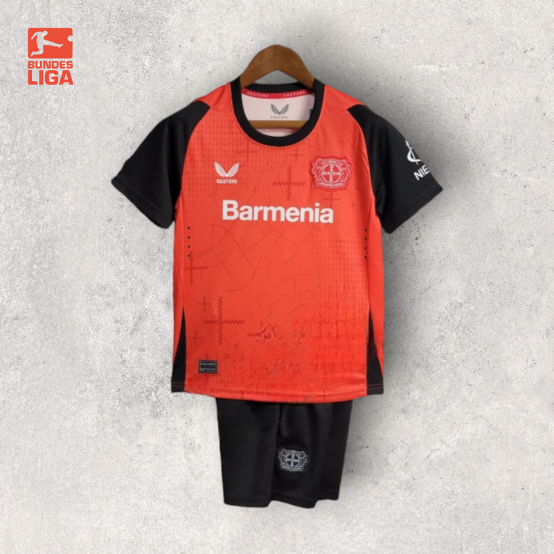 Kit Infantil Bayer Leverkusen - Temporada 2024/25 - Home