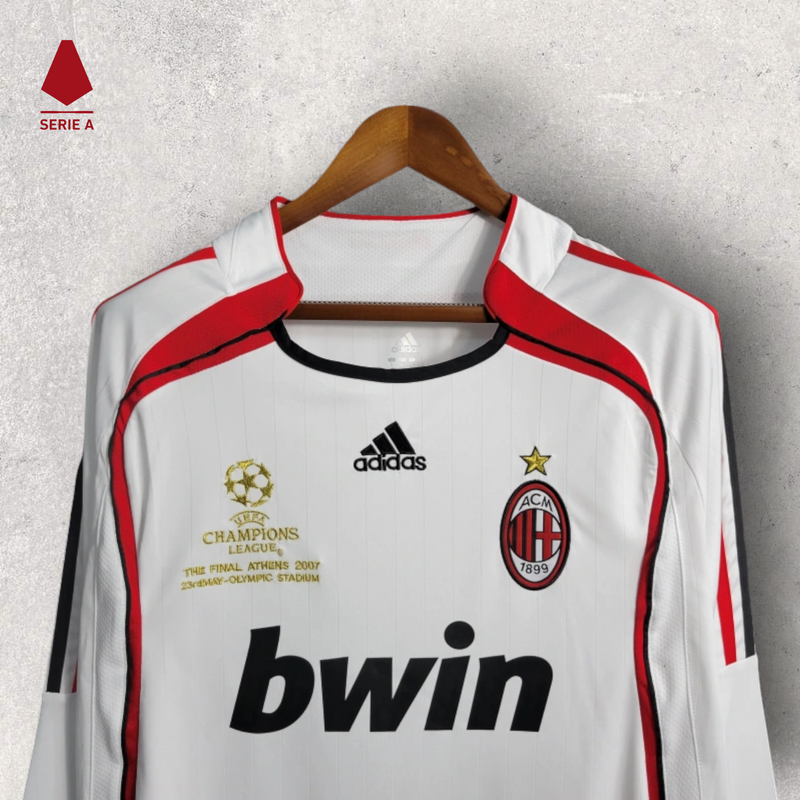 Retrô Manga Longa Milan - Temporada 2006/07 - Away