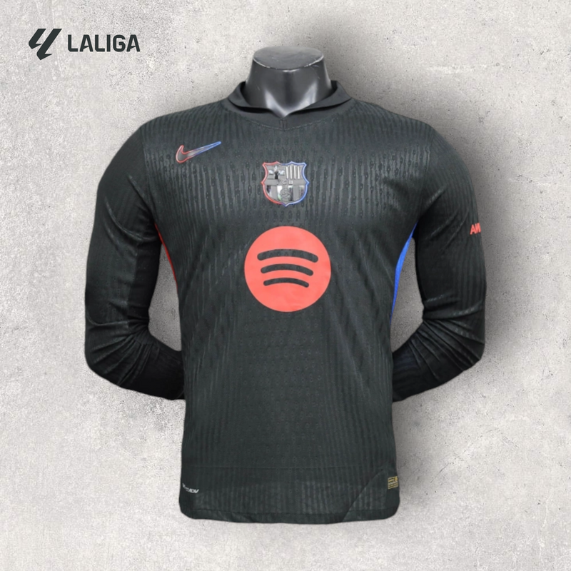 Camisa Manga Longa Barcelona Masculino - Temporada 2024/25 - Away (Versão Jogador)