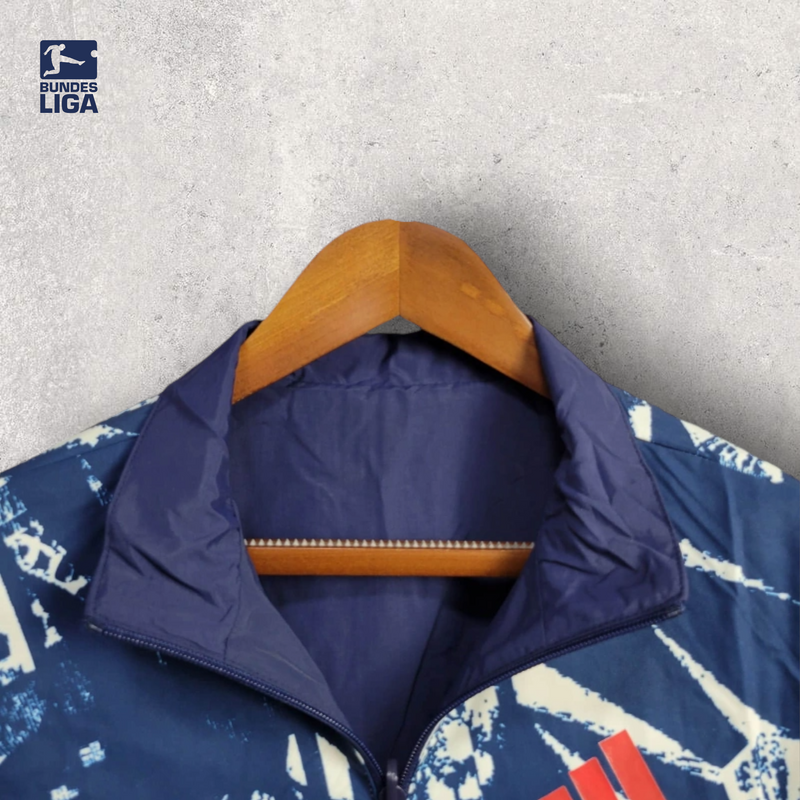 Windbreak Corta-Vento Bayern de Munique Masculino - Azul (Dupla Face)