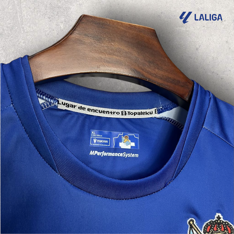 Camisa Real Sociedad Masculino - Temporada 2024/25 - Edição Especial "Eduardo Chillida"