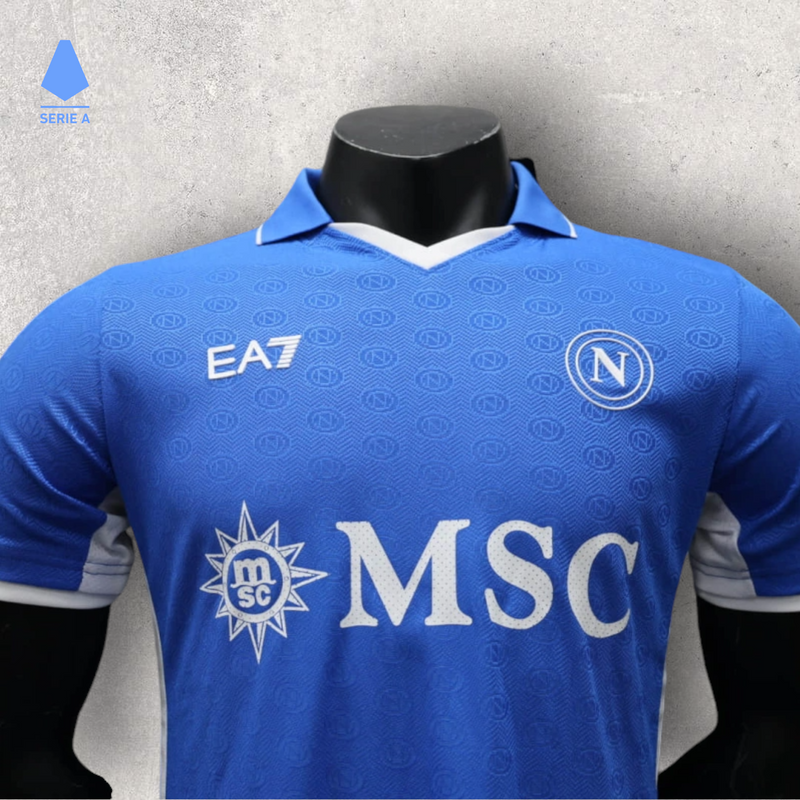 Camisa Napoli Masculino - Temporada 2024/25 - Home (Versão Jogador)