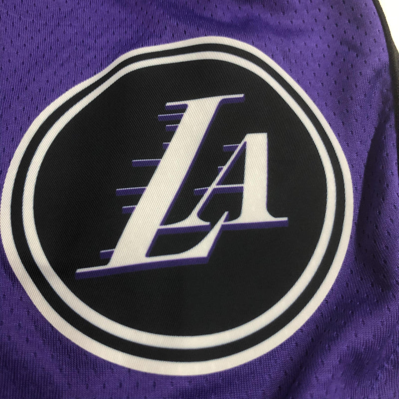 Short Los Angeles Lakers - Branco e Roxo